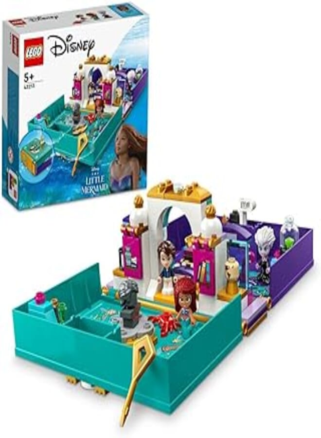 LEGO® | Disney Princess™ The Little Mermaid Story Book 43213 Building Toy Set (134 Pieces)