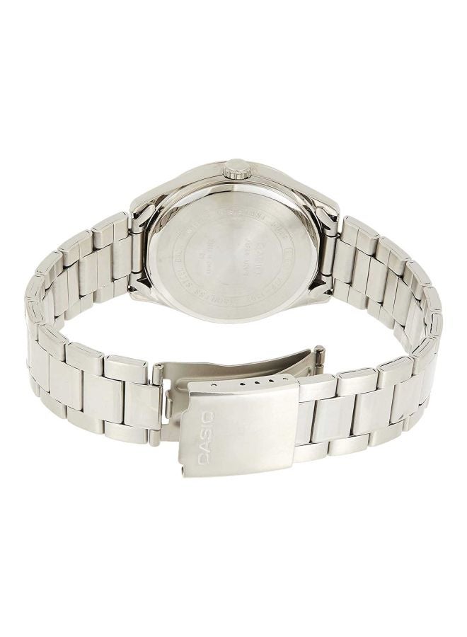 CASIO Men Enticer Analog Watch MTP-1302D-1A1V - 30 mm - Silver - Image 2