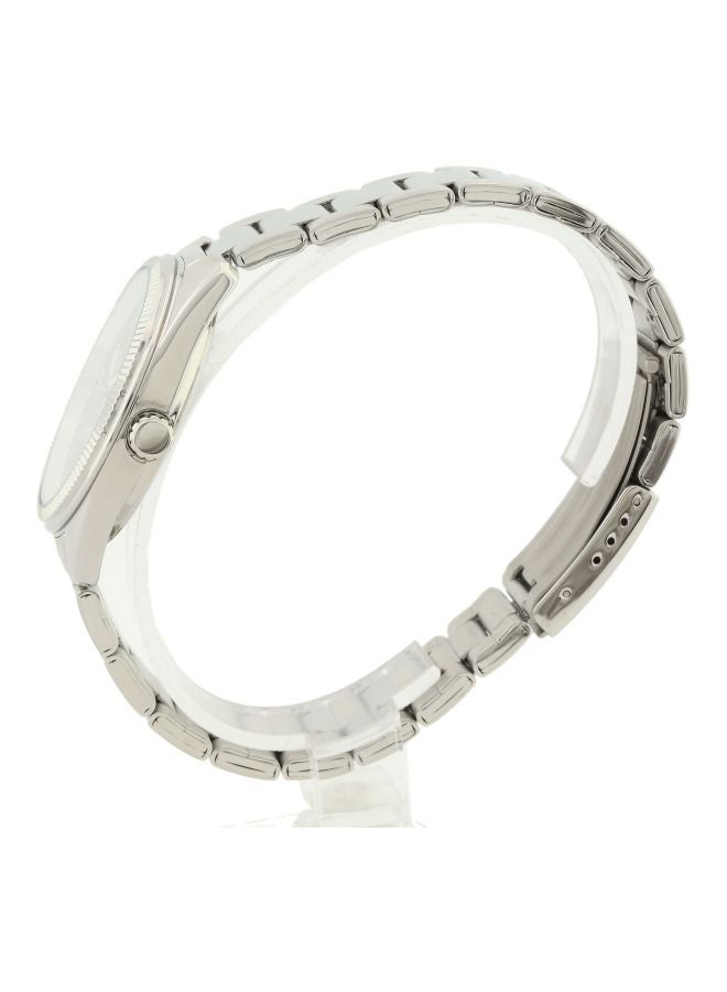 CASIO Men Enticer Analog Watch MTP-1302D-1A1V - 30 mm - Silver - Image 4