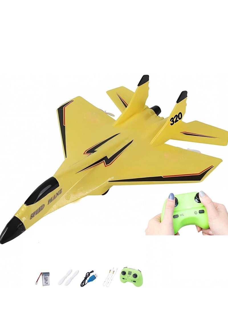 YelaJoy Drone Toys for Kid, Remote Control Aircraft Hobby, Remote Control Aircraft Model, Jet Fighter Stunt Remote Control Aircraft, Remote Control Aircraft Toys, Epp Foam Remote Control Aircraft Glider Fighter Air  - Image 1
