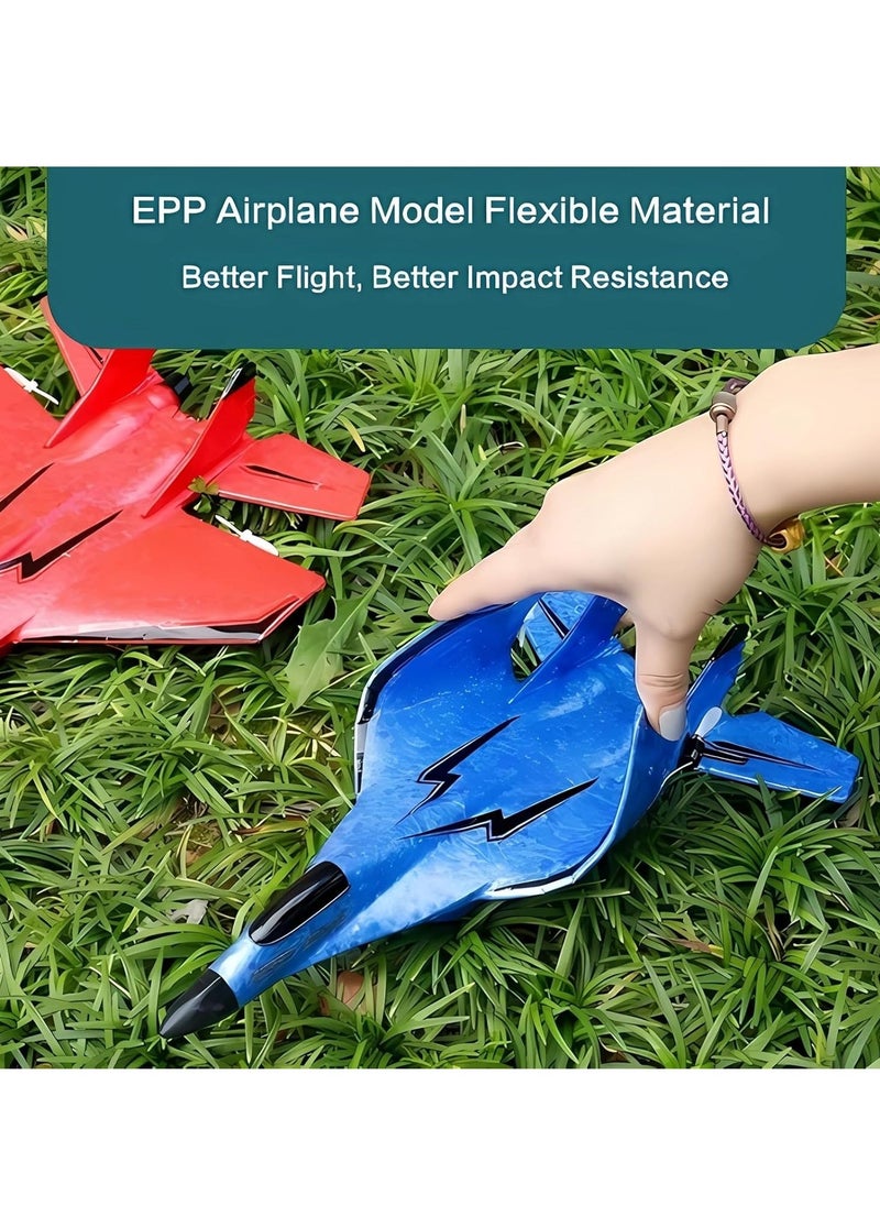 YelaJoy Drone Toys for Kid, Remote Control Aircraft Hobby, Remote Control Aircraft Model, Jet Fighter Stunt Remote Control Aircraft, Remote Control Aircraft Toys, Epp Foam Remote Control Aircraft Glider Fighter Air  - Image 3