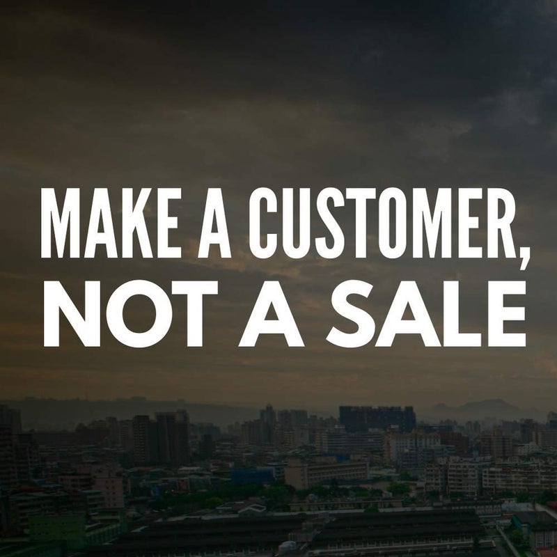 5 Ace make a customers |Motivational quotes|Inspirational quotes|Gym Poster| wall sticker paper poster(size:12x18 inch),multicolor - Image 4