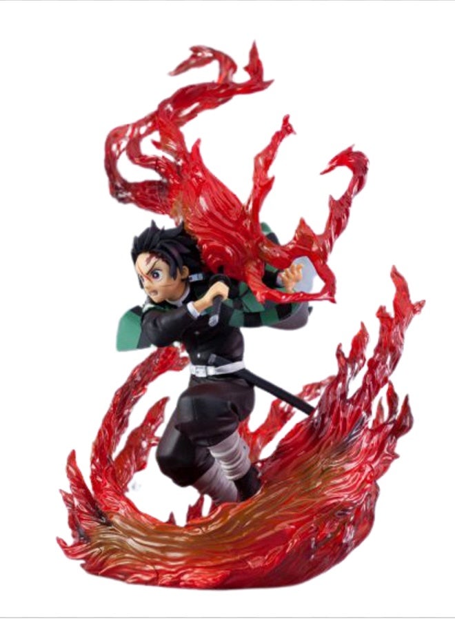 Demon Slayer Kamado Tanjirou Action Figure - 6-Inch Premium Collectible with 20+ Points of Articulation, Detachable Nichirin Blade- Authentic Anime Design - Image 3