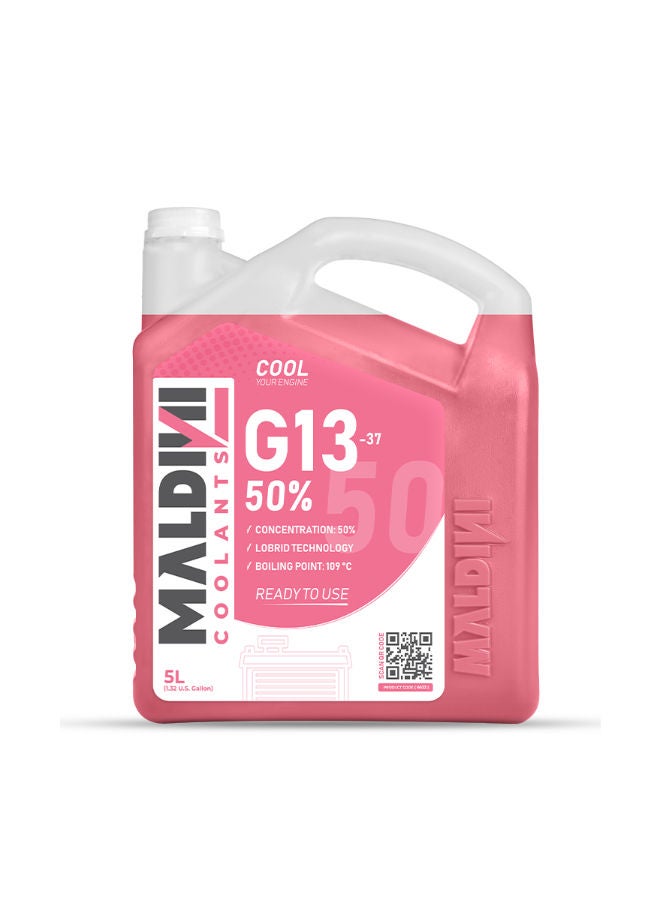 Maldini G13 Coolant Red– Antifreeze 50% – 5L