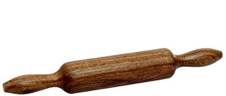 Dharam Paul Traders Rolling Pin Wooden , Teak wood , belan (35 cm and Weight 200 g) - Image 4