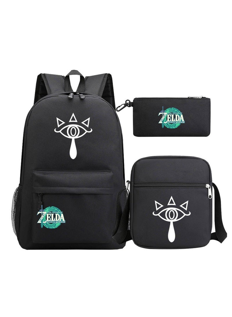 ZELDA Printed Youth Large Capacity Men's and Women's Shoulders