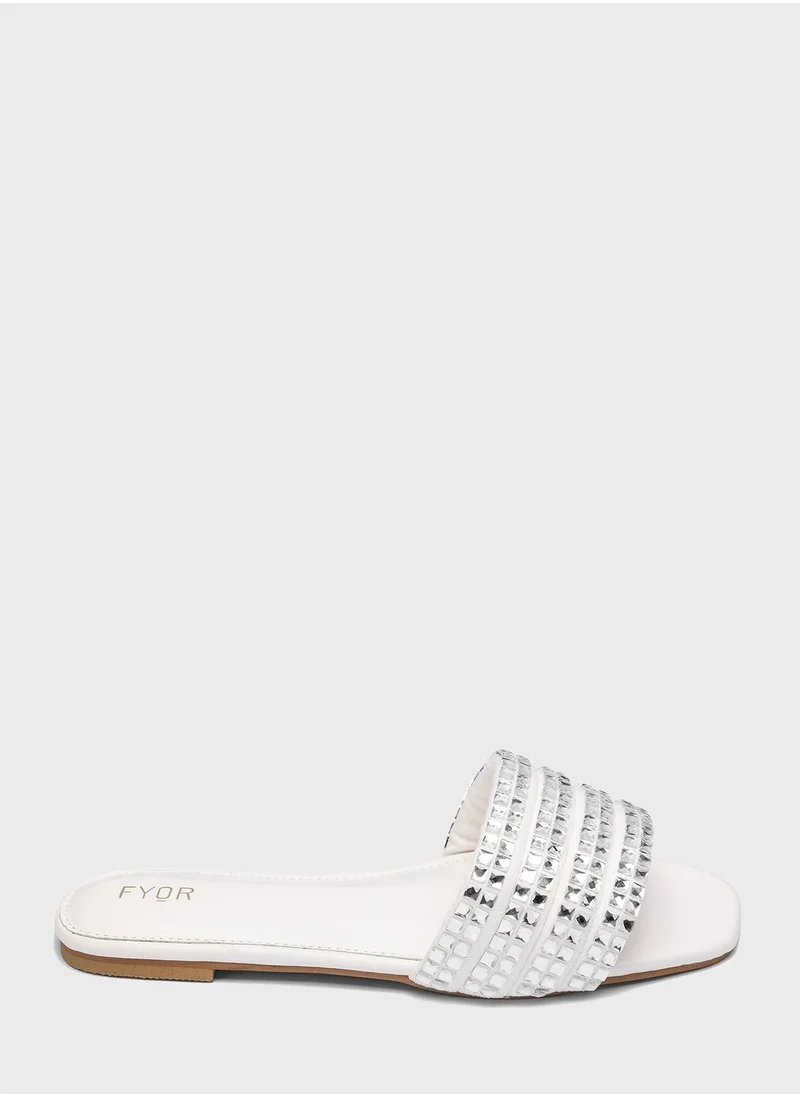 FYOR One Strap Flat Sandals