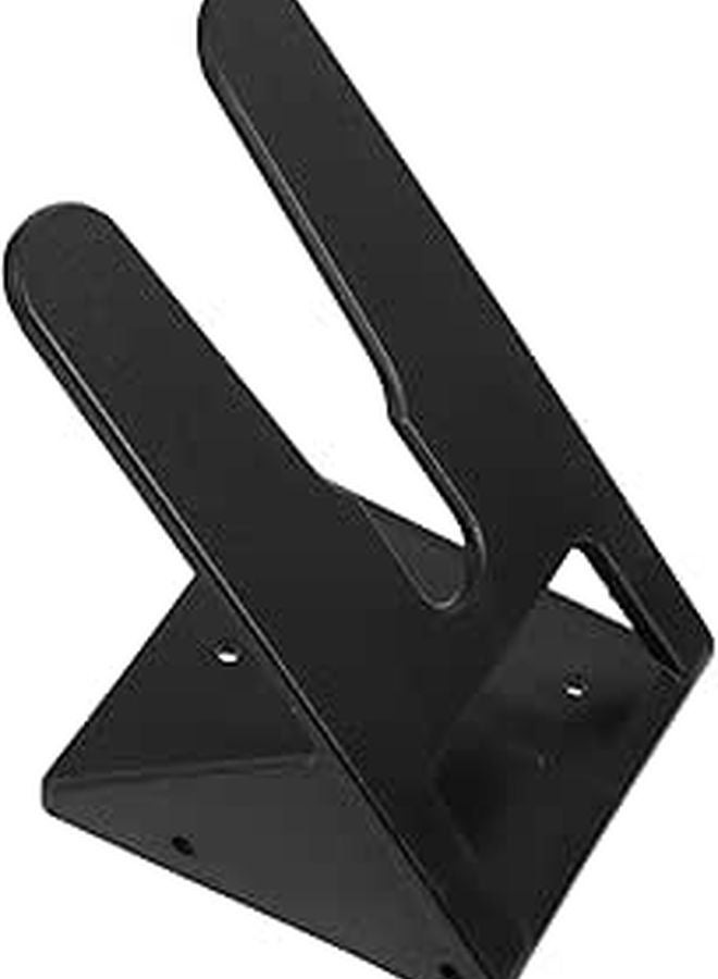 Adjustable Universal Barcode Scanner Holder for Desk and Car Mount Sturdy Black Bracket - Image 1