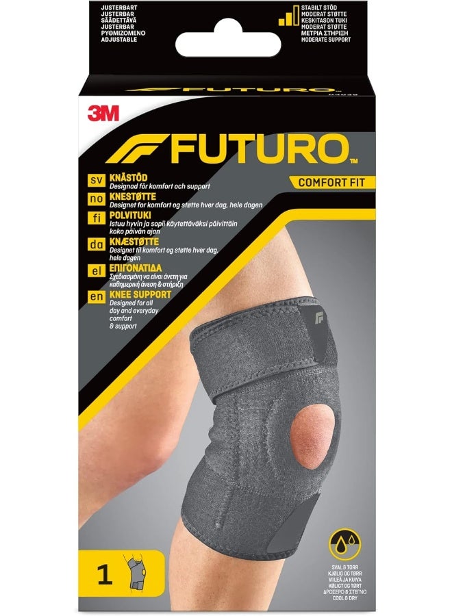 FUTURO Comfort Fit Knee Support 04039EU2, Adjustable (27.9-55.9 cm) - Image 1