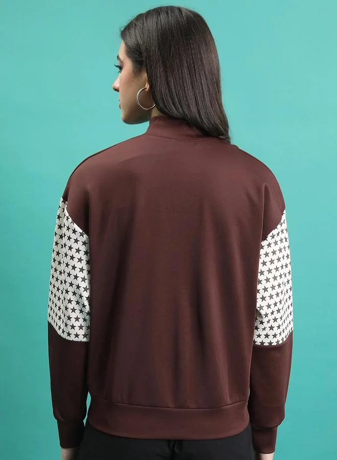 Tokyo Talkies Colourblock Full Zip Sports Jacket by Styli