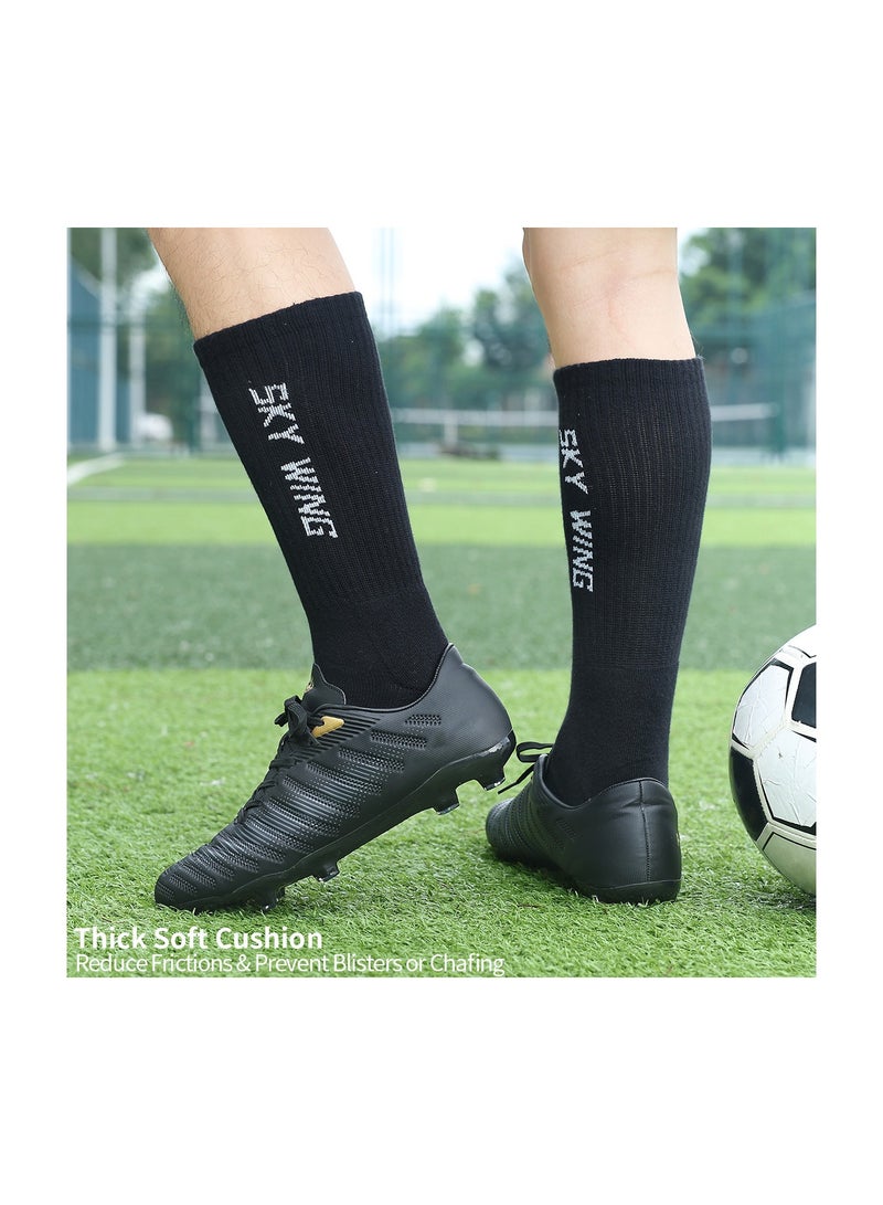 جناح السماء جوارب كرة قدم للرجال والنساء، جوارب رياضية طويلة حتى الركبة، مضادة للانزلاق، مضادة للانزلاق، 1/2/3/4 أزواج - Image 4