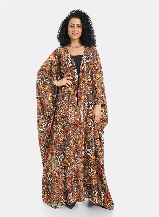 Red Circle cardigan women's patterned - Image 1