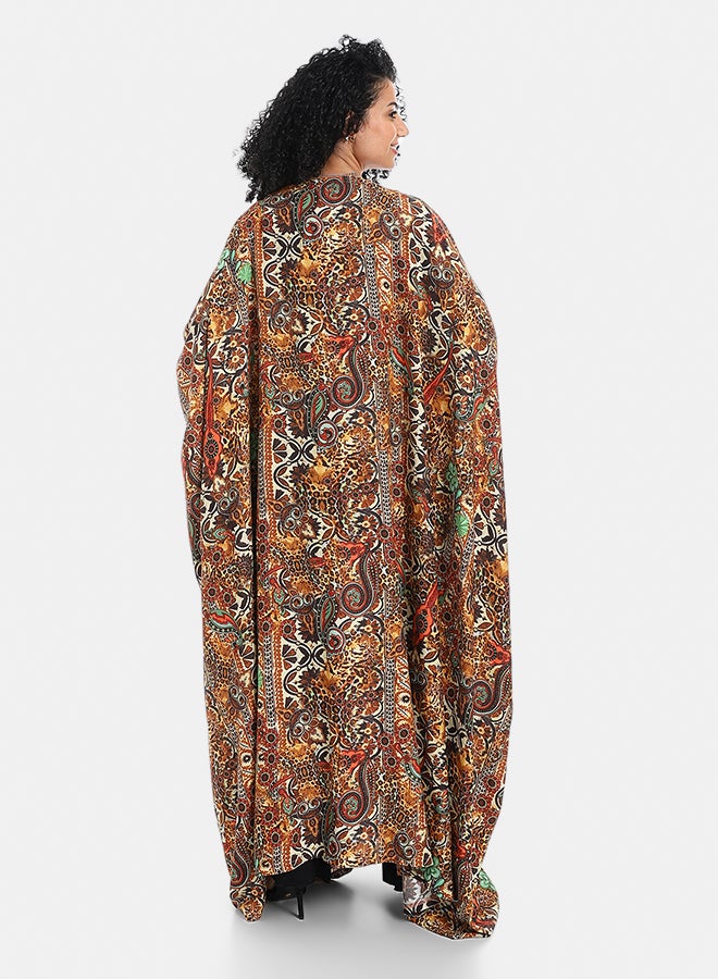 Red Circle cardigan women's patterned - Image 3