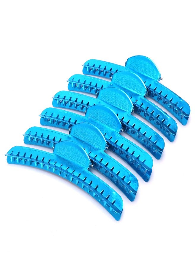 ZIBARBER Finger Wave Clips, 12 PCS Metal Hair Clips, Aluminum Tip Top Wave Clips, Vintage Hairstyle Inspirations for the Classic Woman, Butterfly Blue - Image 5