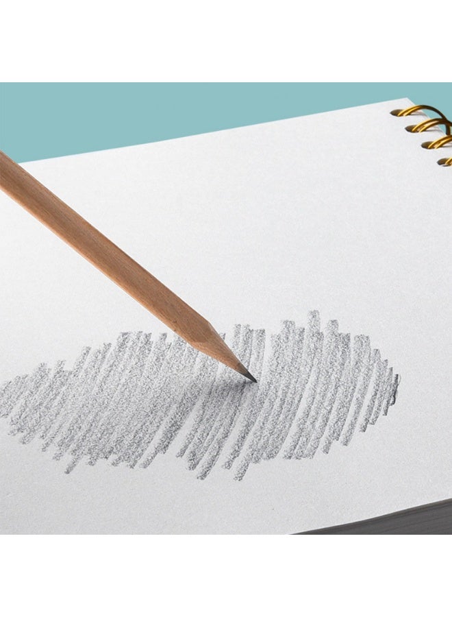 دفتر ملاحظات فارغ مقاس A4، كراسة رسم بغطاء كرافت للرسم/الكتابة، 60 ورقة من الورق السميك - Image 2