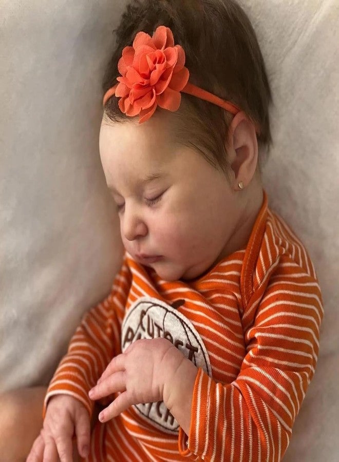 Anano Realistic Baby Doll, 19 Inch Lifelike Reborn Baby Dolls Newborn Girl, Real Life Silicone Baby Doll Sleeping, Reborn Babies Toddler Doll Girl for Kids Age 3+ - Image 3