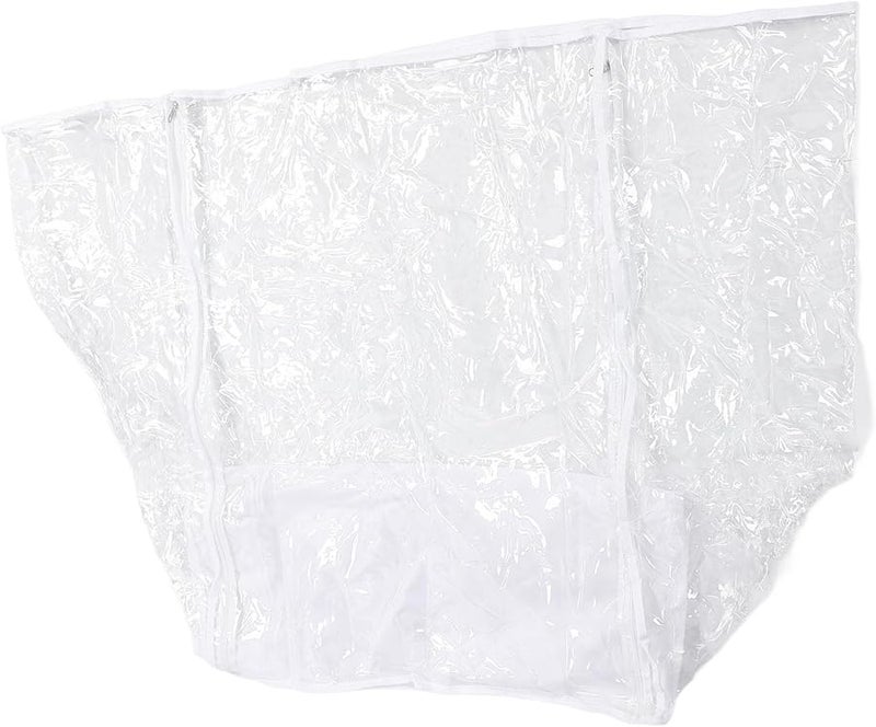 غطية رف صينية PVC شفافة قابلة للطي 10 طبقات للمطبخ والمطعم - Image 5