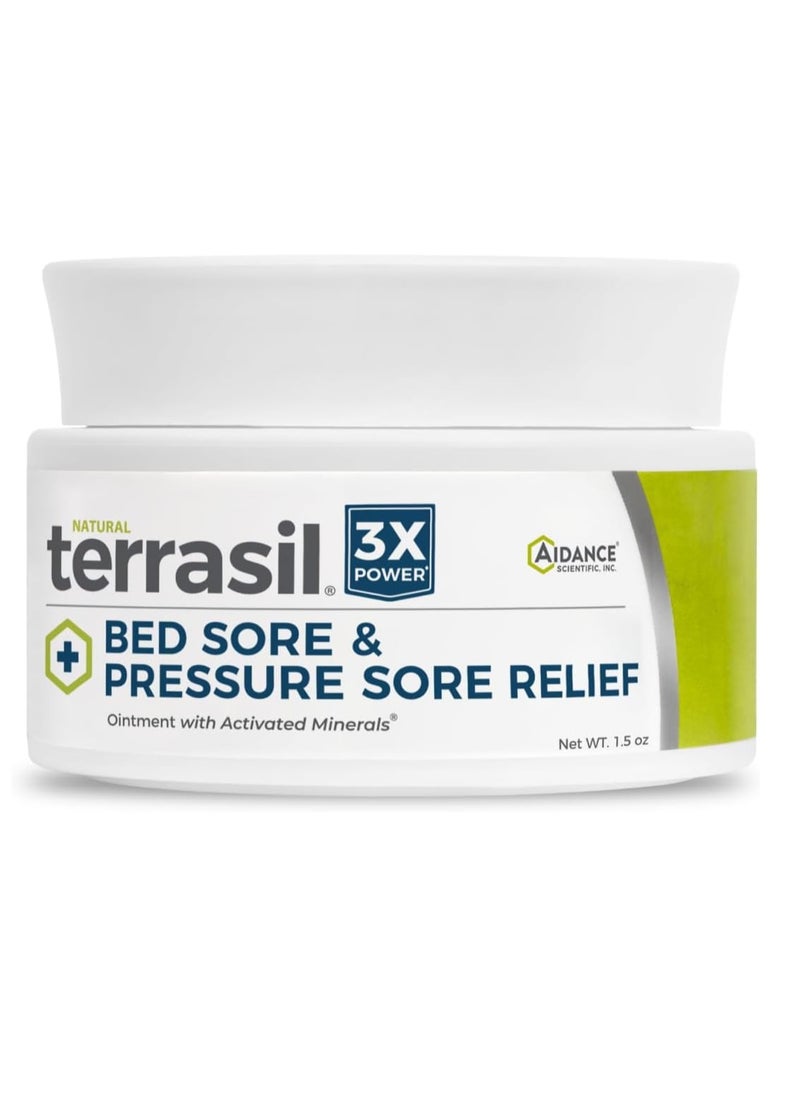 Terrasil terrasil Bed Sores Treatment Cream & Pressure Sores Cream – Natural Ingredients for Healing of Bed Sores, Pressure Sores, Ulcers, Wounds, 3X Action for Soothing Relief (1.5 oz jar)  - Image 4