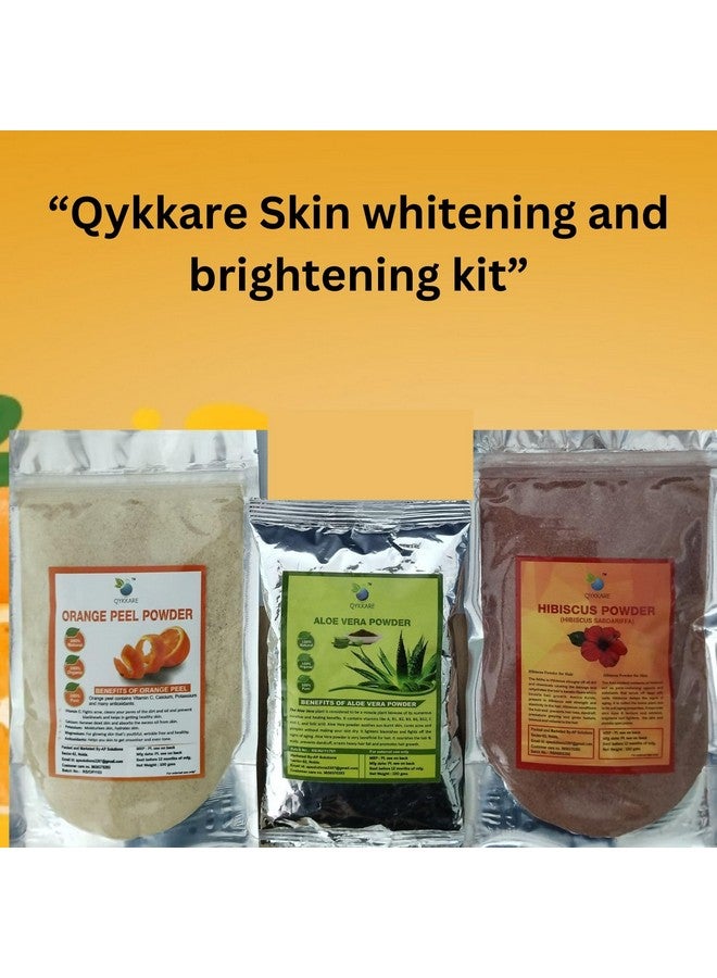 QYKKARE Premium skin whitening & Brightening combo of 3 for all skin types (100gm X 3) 300gm - Image 5