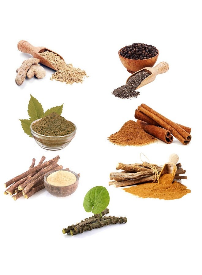 YUVIKA Combo Sonth, Kali mirch, Tulsi patta, Dalchini, Mulethi, Ashwagandha, Giloy - Image 2