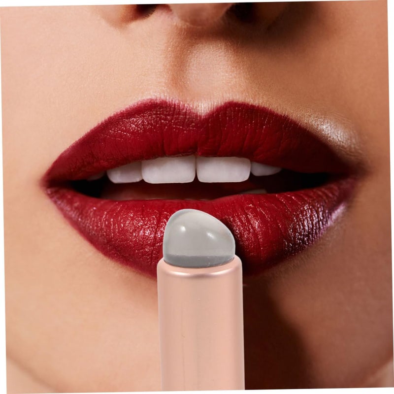 4pcs Convenient Silicone Lip Brush Cap Round Head Makeup Brush for Lips Lipstick Line Travel - Image 4