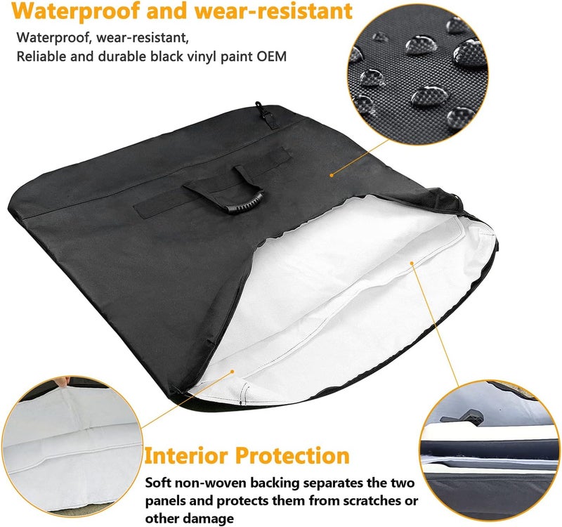 Mekar Freedom Panel Hard Top Storage Bag with Handle Waterproof and Wear-Resistant Comapatible with Jeep Wrangler JK JKU JL JLU 2-Door & 4-Door 2007-2020 - Image 2