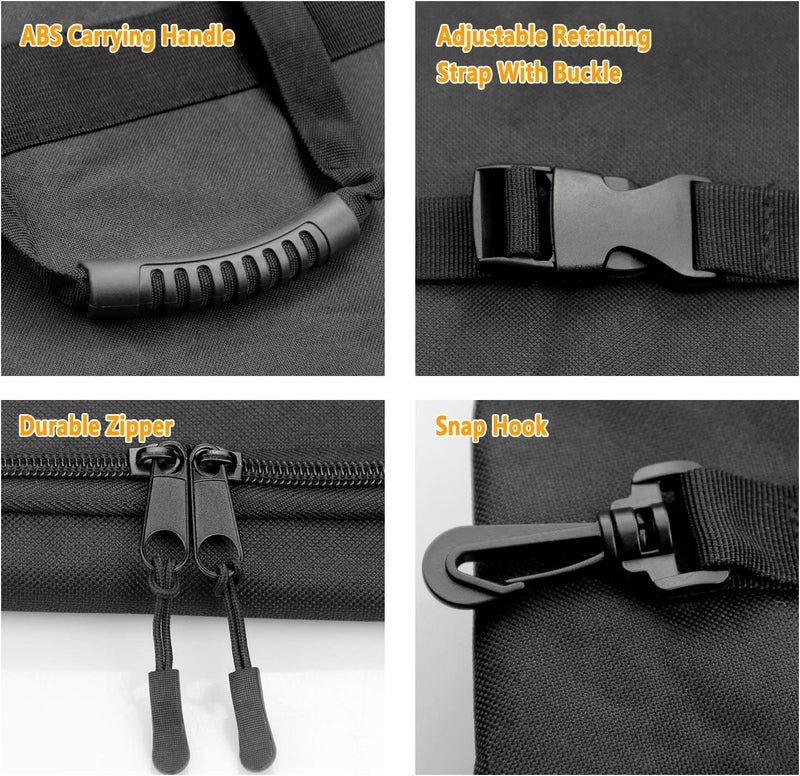 Mekar Freedom Panel Hard Top Storage Bag with Handle Waterproof and Wear-Resistant Comapatible with Jeep Wrangler JK JKU JL JLU 2-Door & 4-Door 2007-2020 - Image 3
