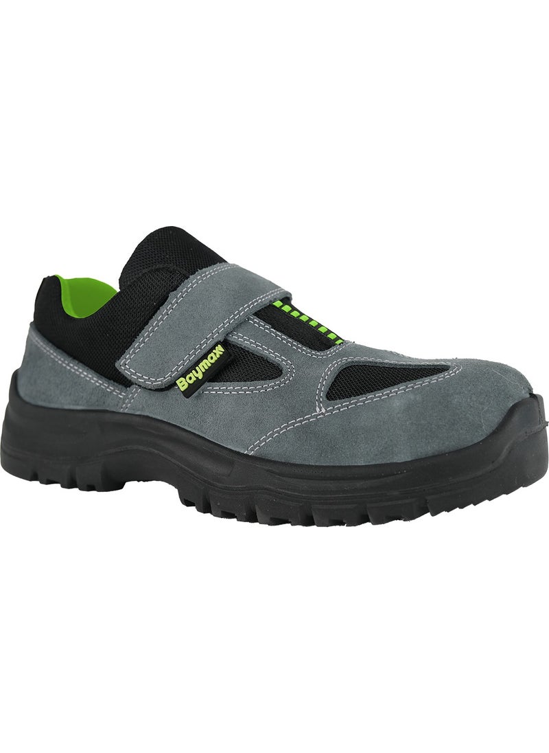 Baymax S1 Suede Velcro Steel Toe Work Shoes  - Image 1