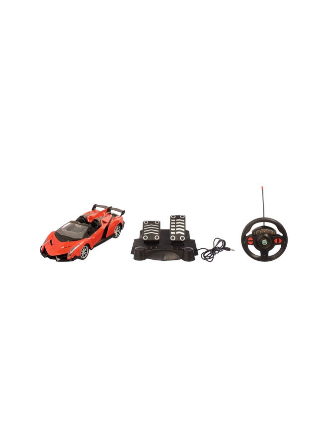 Racing Car with Remote Control for Kids - Red