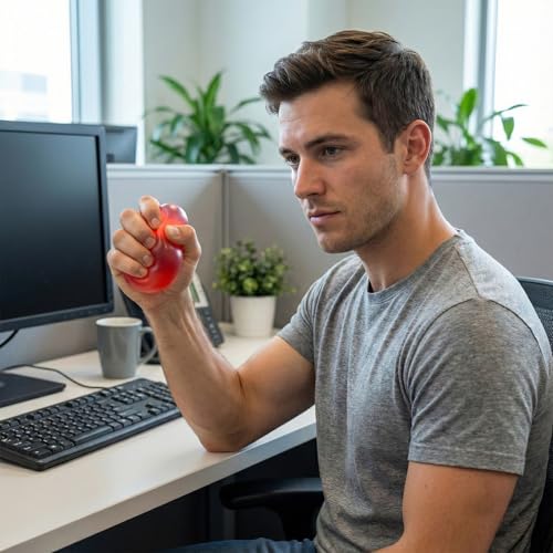 AMIFIT Gel Exercise Ball | Finger Exerciser - Hand Therapy | Physio Gel Ball | Physiotherapy | Stress Relief Ball (Physio Gel Ball) - Image 2