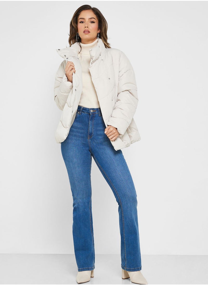 VERO MODA - Tie Detail Belted Jacket - Image 1