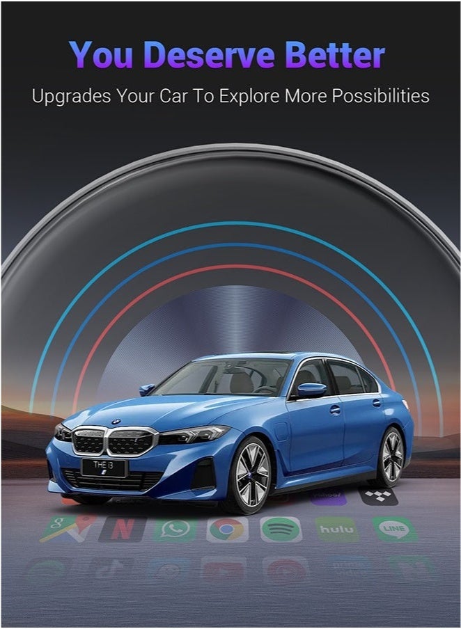 Ottocast OTTOAIBOX i3 Android 13 AI Box Wireless TV Box Support for Youtube Netflix Google Only for BMW Car Accessories - Image 5