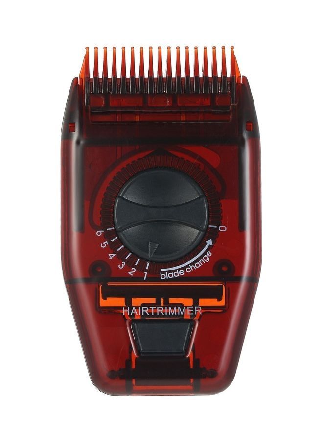 Loquat Manual Hair Trimmer Hairdressing Comb Red/Black 20x9x2cm - Image 1