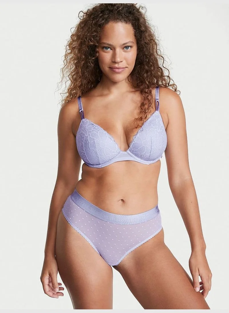 Victoria's Secret Dot & Lace Cheeky Panty