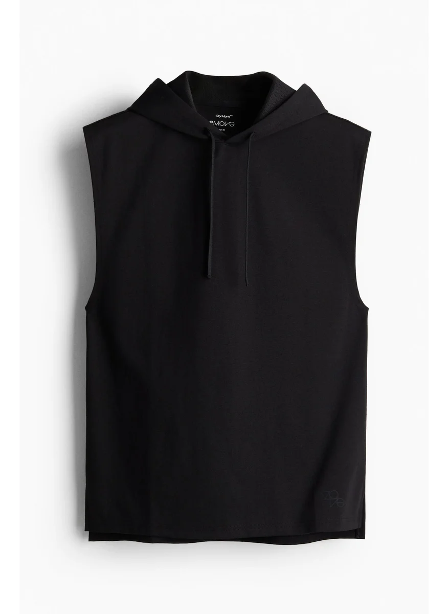 H&M Drymove Sleeveless Sports Hoodie