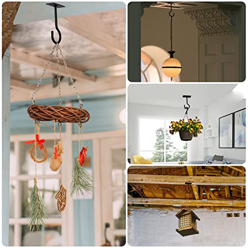 QTJUST 4in 2Pack Wall Hook for Hanging Plant Bracket - Image 5