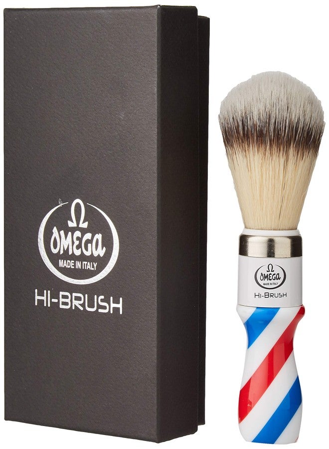Omega أوميغا 46806 - فرشاة حلاقة ألياف "هاي-بروش"، زرقاء، فواكه - Image 4