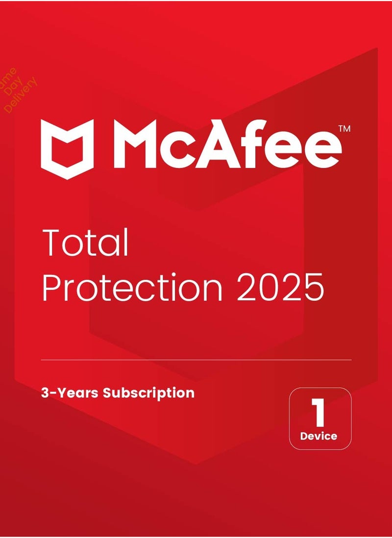 McAfee جهاز McAfee Total Protection 1 لمدة 3 سنوات 