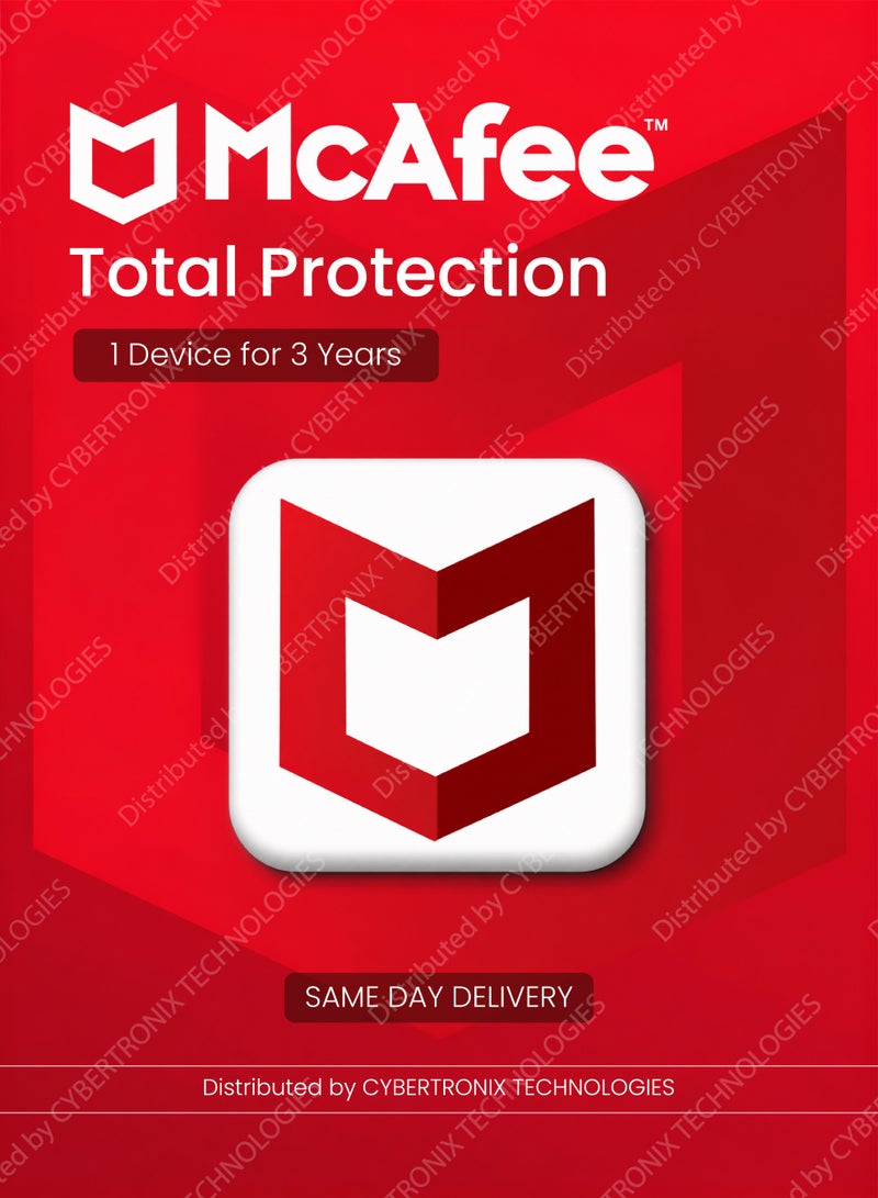 McAfee Total Protection | 1 Device 3 Years | Digital License