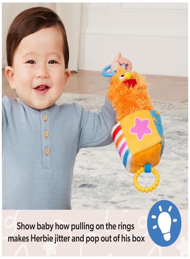 Ms. Rachel Official Herbie Sensory Take-Along Toy, Baby Swing & Baby Stroller Teething Toys w/Rattle & Clip, Toddler Toys for Girls & Boys Ages 3 Months to 1+ - Image 4