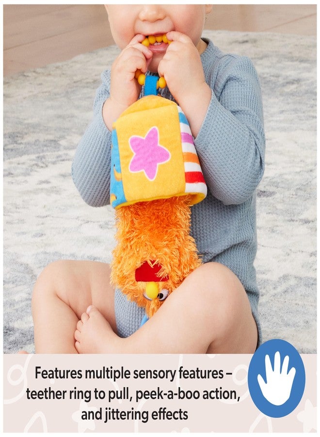 Ms. Rachel Official Herbie Sensory Take-Along Toy, Baby Swing & Baby Stroller Teething Toys w/Rattle & Clip, Toddler Toys for Girls & Boys Ages 3 Months to 1+ - Image 3