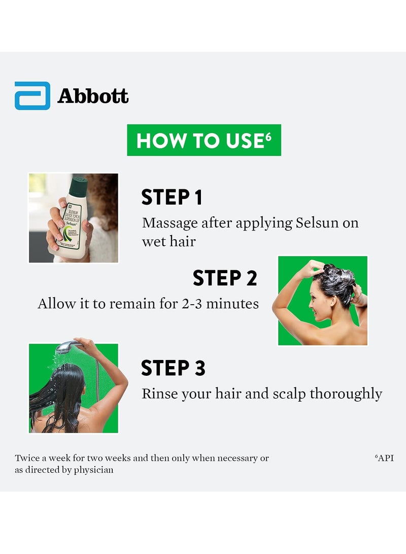 Selsun Abbott Selsun Anti Dandruff Shampoo 120ml Pack of 2 - Image 3