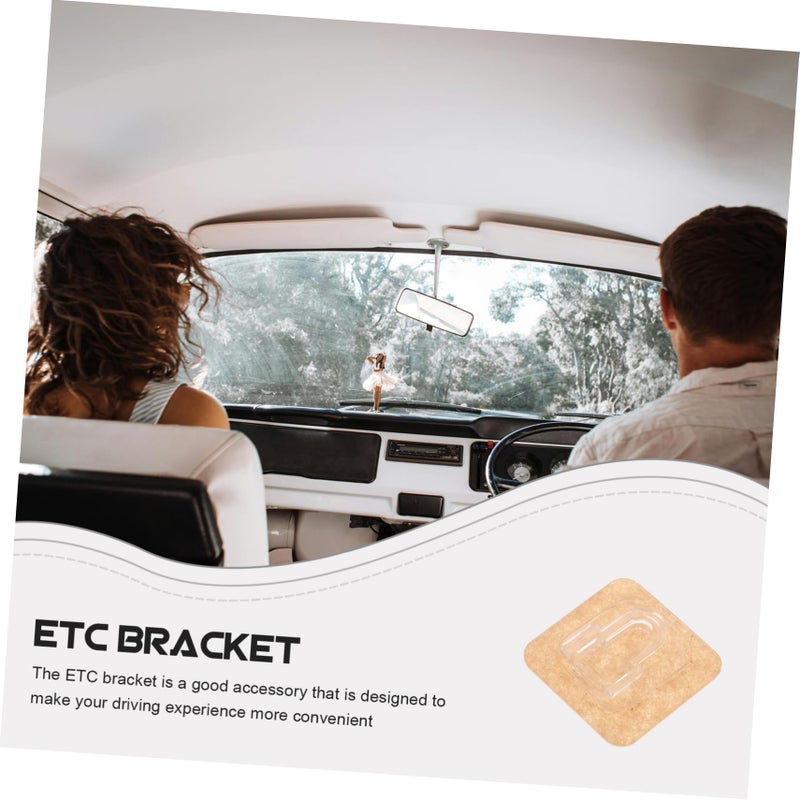 Detachable Adhesive ETC Holder Bracket For Car Universal Toll Collection System - Image 5