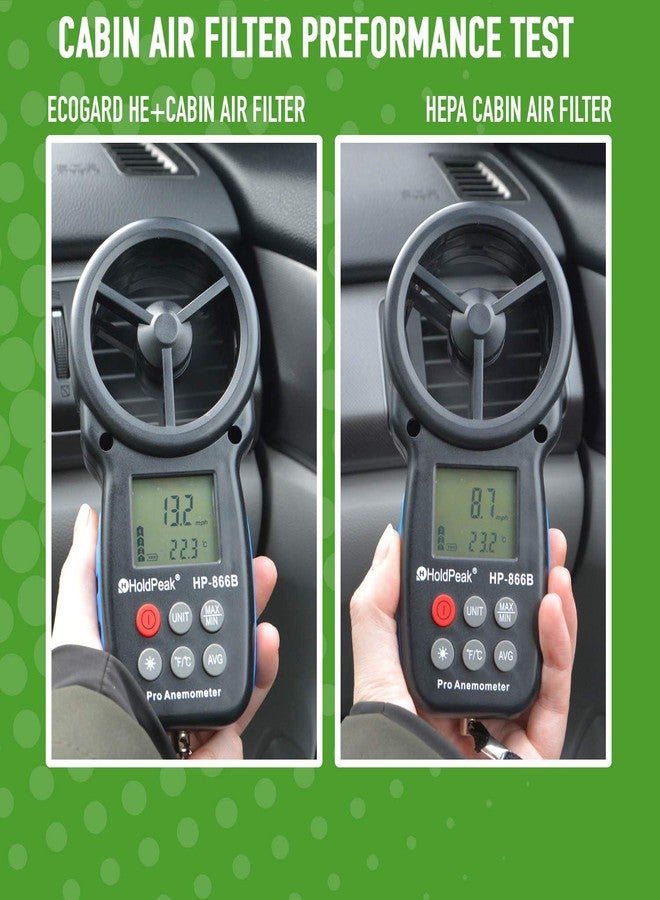 فلتر هواء المقصورة الممتاز عالي الكفاءة ECOGARD XC10020H مع بيكربونات الصوديوم، يناسب سيارات نيسان ألتيما (2013-2017)، باثفايندر (2013-2020)، ماكسيما (2015-2020)، مورانو (2016-2020) | إنفينيتي QX60 (2014-2020) - Image 5
