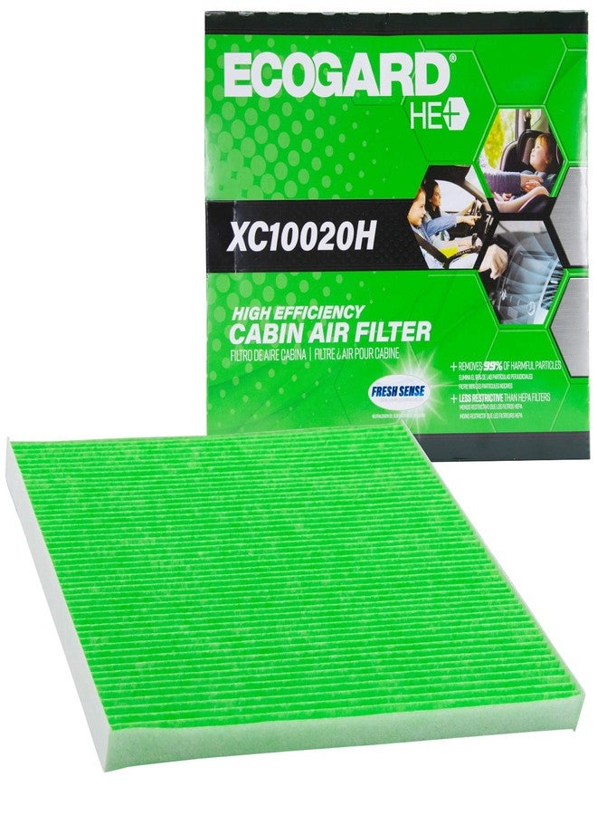 فلتر هواء المقصورة الممتاز عالي الكفاءة ECOGARD XC10020H مع بيكربونات الصوديوم، يناسب سيارات نيسان ألتيما (2013-2017)، باثفايندر (2013-2020)، ماكسيما (2015-2020)، مورانو (2016-2020) | إنفينيتي QX60 (2014-2020) - Image 1