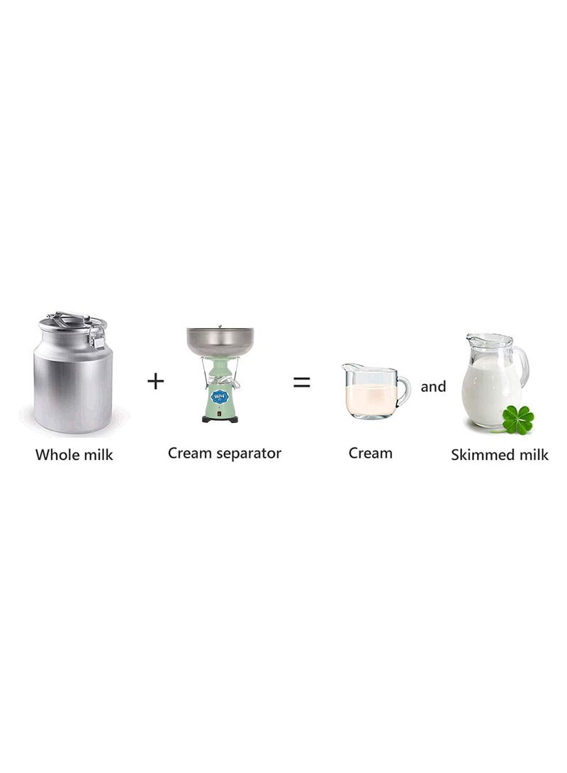 Milky Electric Milk Cream Separator with Stainless Steel Bowl - Image 2