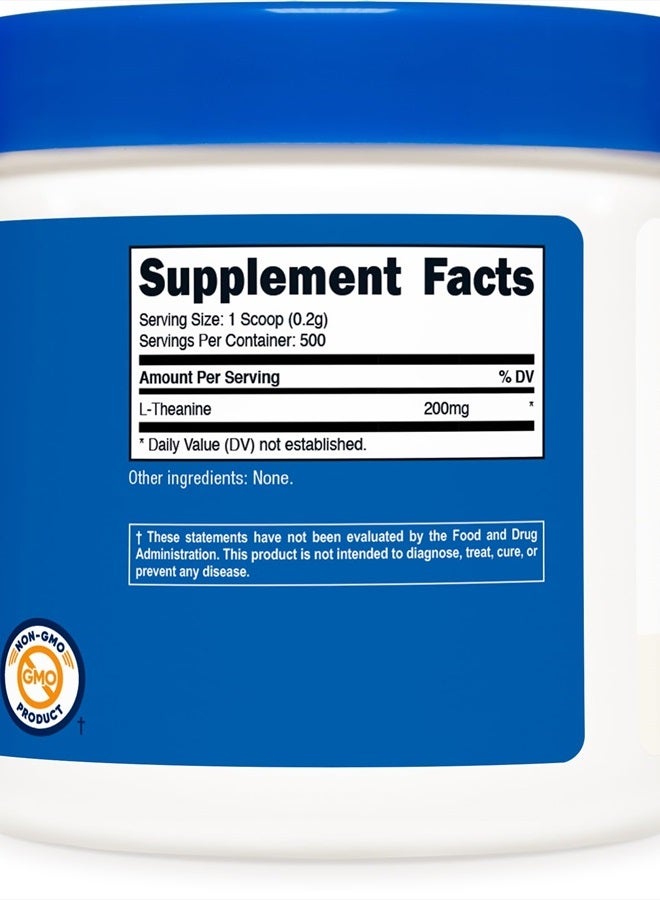 Nutricost L-Theanine, Unflavored, 3.6 Oz (100g) - Image 2
