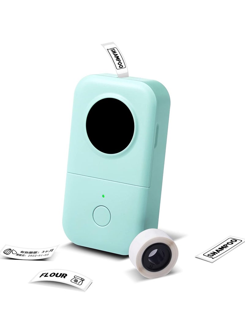 Phomemo D30 Label Maker, Bluetooth Portable Labeler, USB Rechargeable, Phone Compatible, Green - Image 1