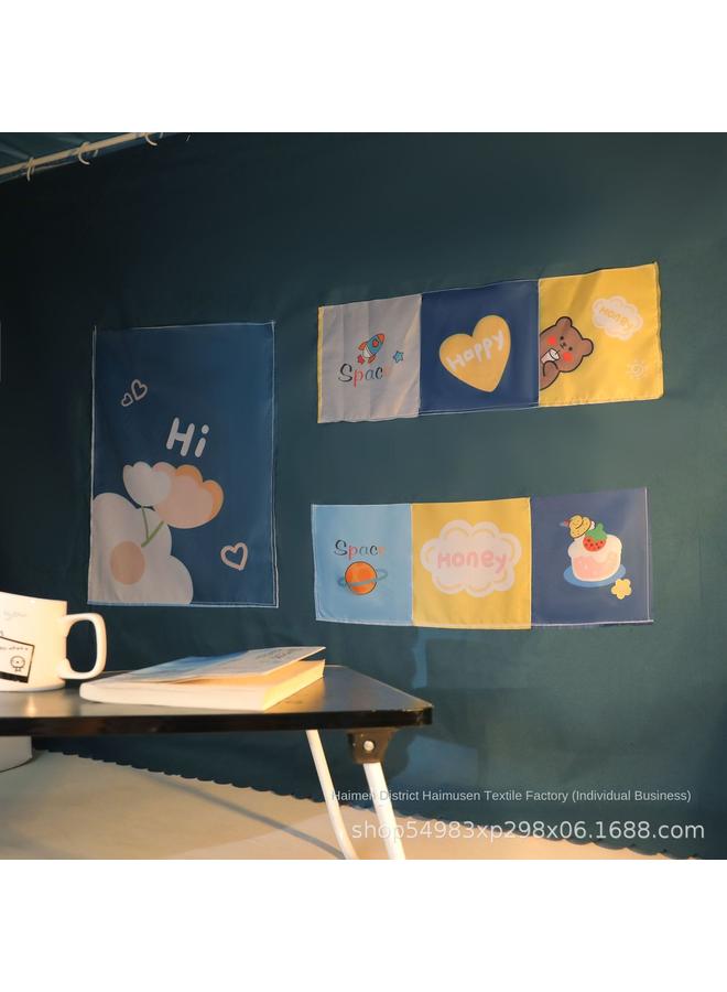 Bluejw 10Y Cross-border College Student Dormitory Mosquito Net Upper And Lower Bed Curtain Integrated Coating Shading Bed Curtain With Bracket Manufacturers - Image 5