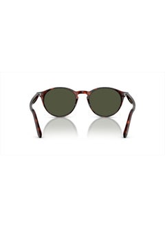 Persol Po3092sm Steve McQueen Round Sunglasses, Havana/Green, 52 mm  - Image 4